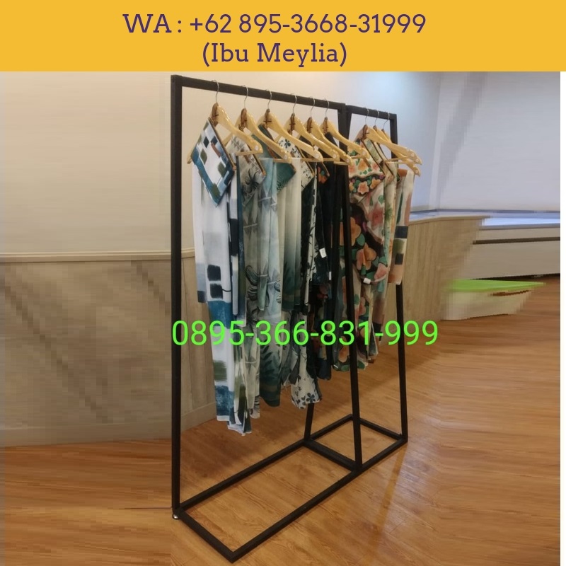 Gantungan Baju  Dinding Toko Display Terdekat WA 62895 